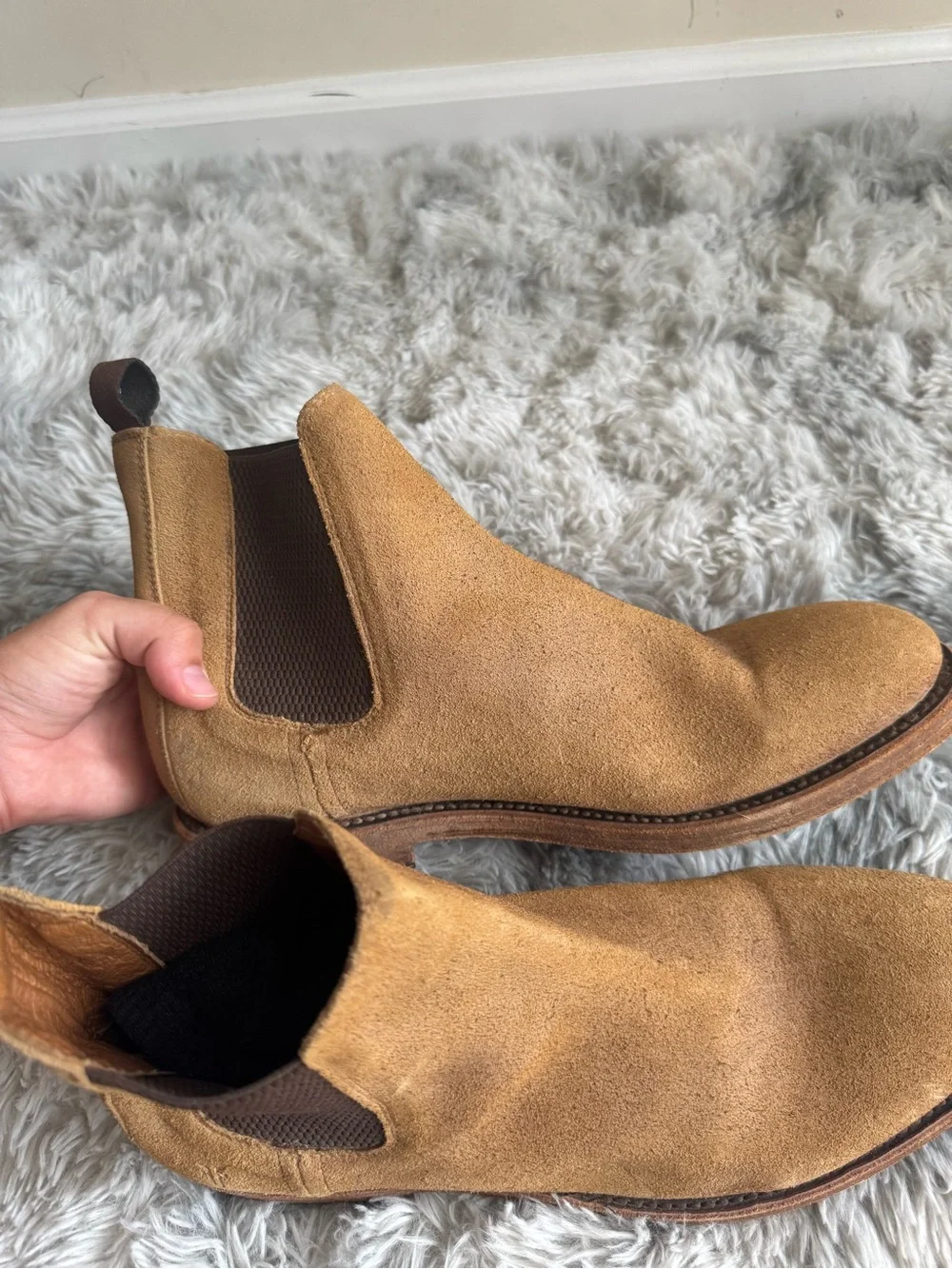 Frye suede chelsea